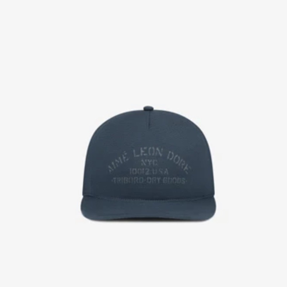 Aime Leon Dore Mens Triborough Dry Goods Hat Navy Unstructured Cap